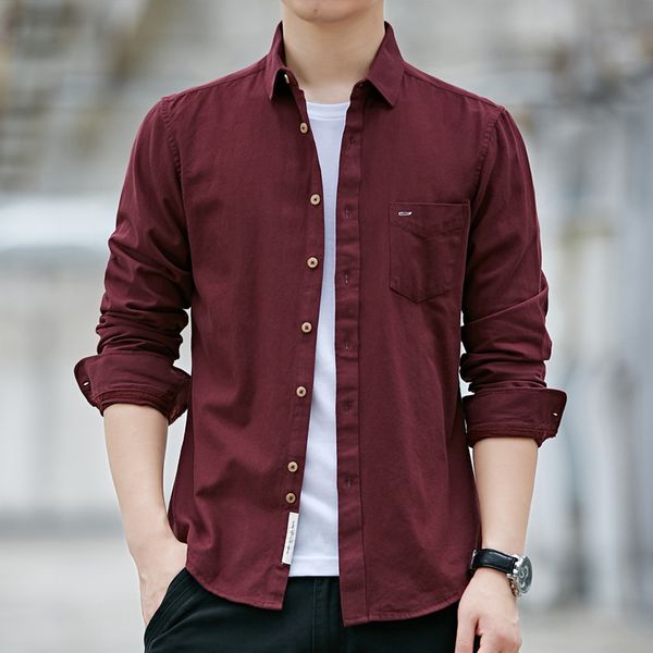camisas slim hombre