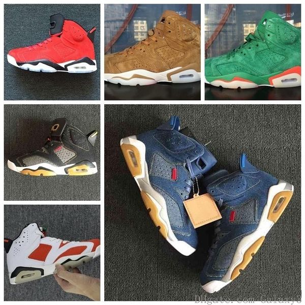 

2019 gatorade denim nrg 6s jeans 6 blue black denim white men basketball shoes ls & co. mens trainers zapatos sneakers