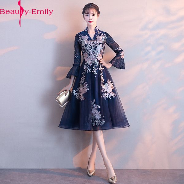 

charming high neck evening dress with appliques fashion tulle vintage 2 colors available zipper back formal party dress vestiods, White;black