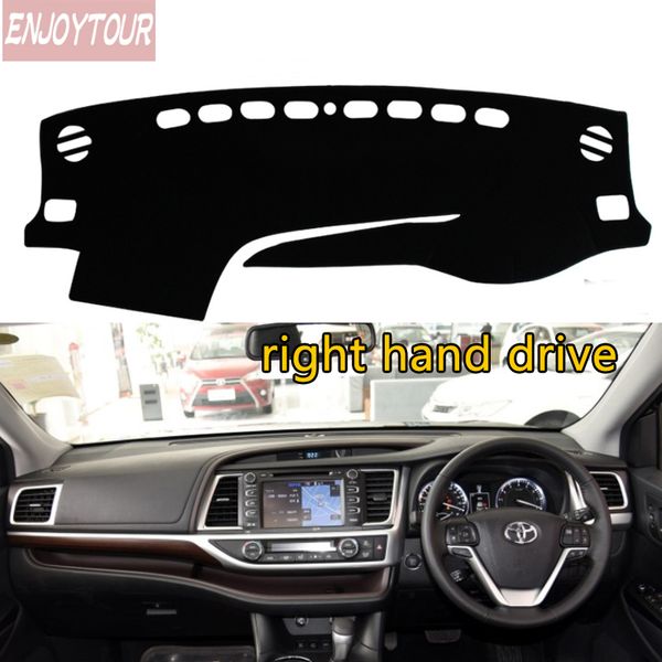 

for highlander kluger 2014 2015 2016 2017 2018 2019 car styling covers dashmat dash mat sun shade dashboard cover capter