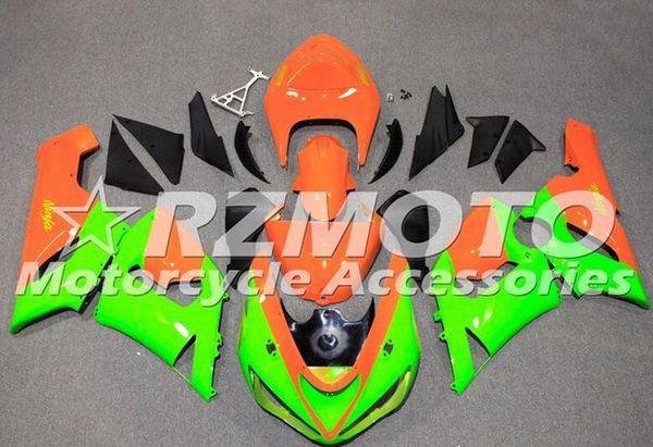 

New tyle ab fairing kit fit for 05 06 zx 6r 636 2005 2006 kawa aki ninja zx6r zx636 fairing et green orange