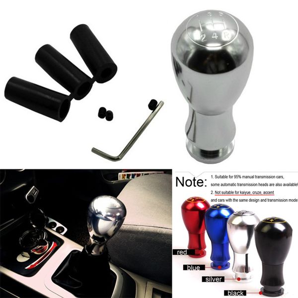 

universal aluminium racing mt 5 speed car gear shift knob manual replacement gear shifter knob shift lever jdm racing