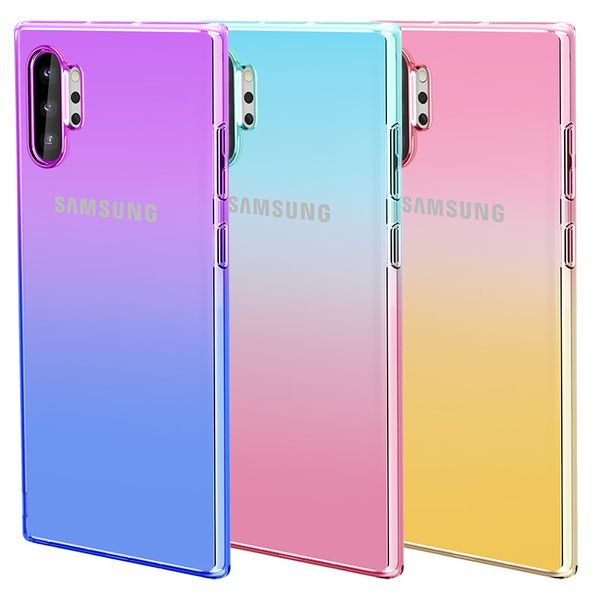 

для samsung note10 мобильный телефон case pro s10 мобильный телефон case a20 градиент цвета a10e мобильный телефон case plus