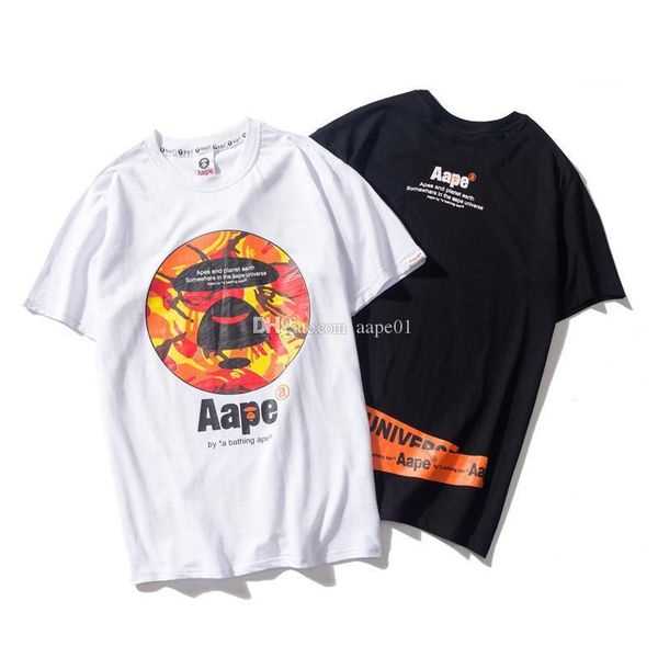 

mens конструктора сложных полиэфиров t shirt мужчины женщины высокое качество мультфильм печати короткие рукава роскошные мужские дизайнер ф, White;black