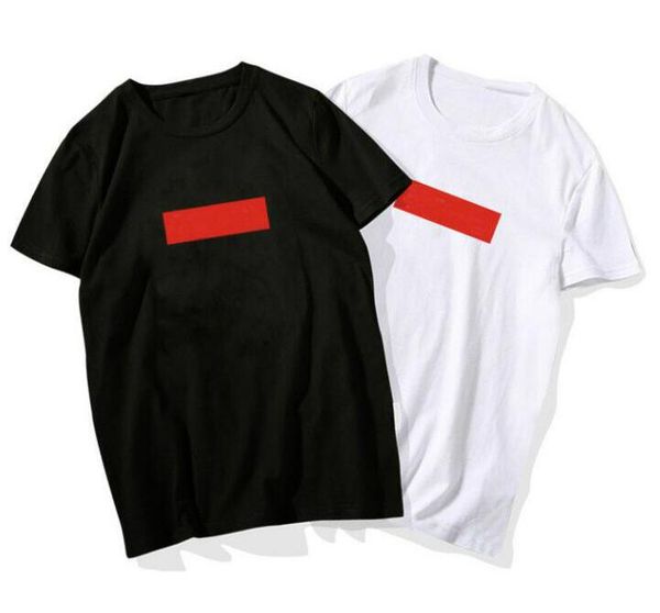 

оптовая brand лето с коротким рукавом женщины мужчины футболка с letter printed street style прохладный пару tops высокое качество тройников, White;black