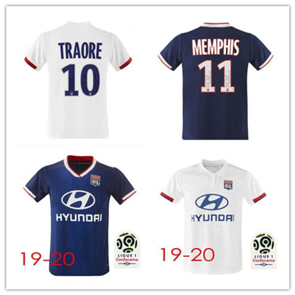 

2019 2020 Olympique Lyonnais MEMPHIS FEKIR MAILLOT DE FOOT soccer jersey 19 20 LYON football shirt camiseta futbol