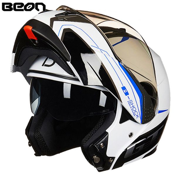 

beon flip up motorcycle helmet modular open full face helmet moto casque casco motocicleta capacete dual visors helmets ece
