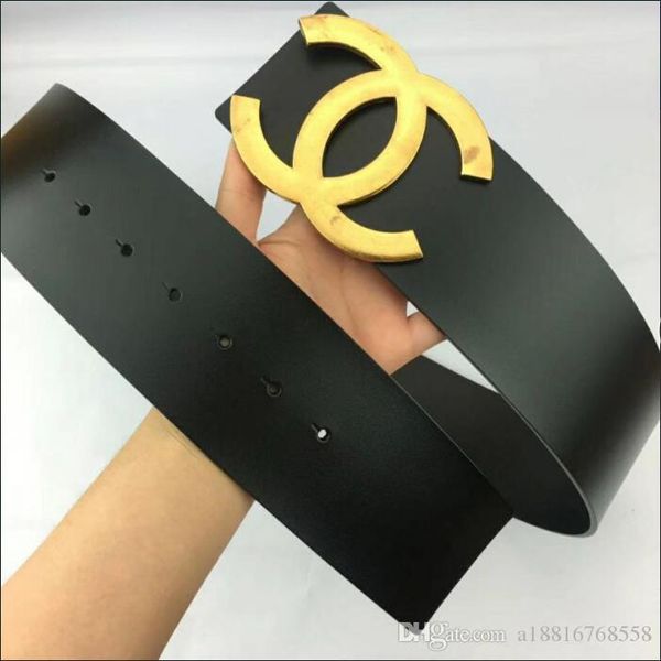 

2019b1top роскоши дизайнер мода большой пряжкой подлинной кожаный ремень бренд моды ремень ремни для женщин людей джинсы måns резинку, Black;brown