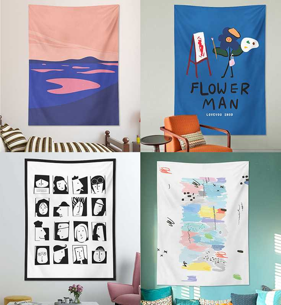 

гобелен гобелены bohemian кровать одеяло art painting home decor прямоугольник гобелен гобелен одеяло