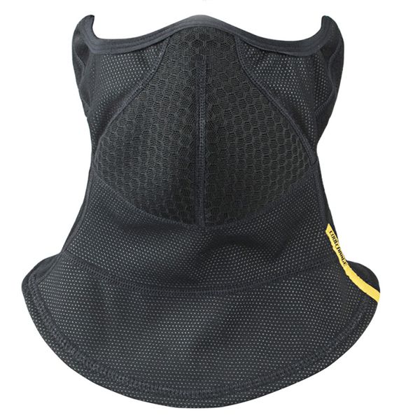 

1x winter thermal windproof half face mask outdoor riding sports elastic, Black