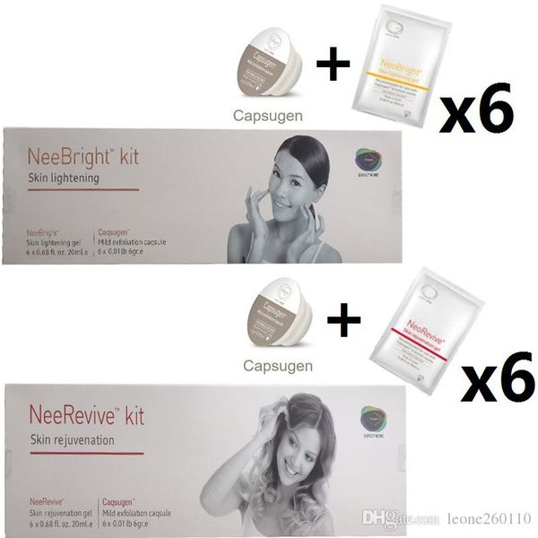 

neo capsugen bright revive kits skin lightening gel exfoliation consumable products neebright neerevive neebright kit rejuvenation gel