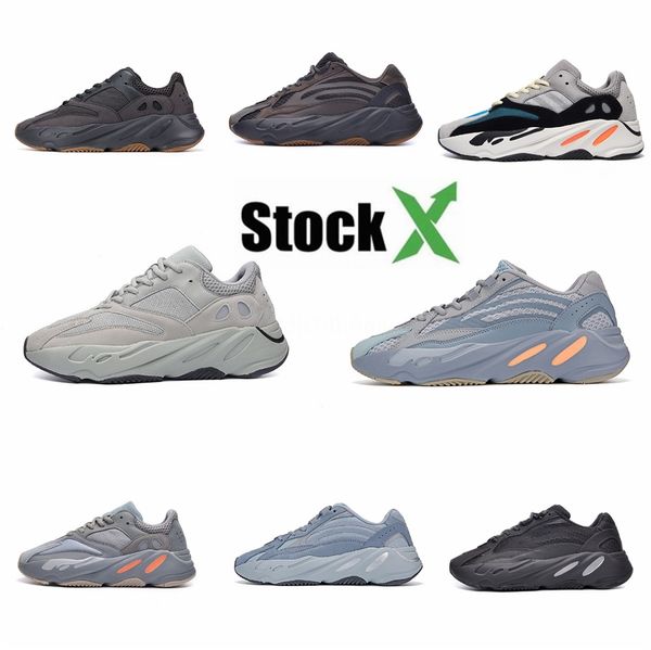 

magnet 700 wave runner kanye west running shoes vanta static analog black reflective mens womens designer sports sneakers trainers 36-#dsk11