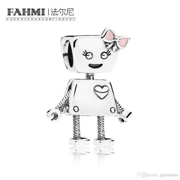 

fahmi 100% 925 sterling silver 1:1 original 797141en160 authentic temperament fashion glamour retro bead wedding women jewelry, Black