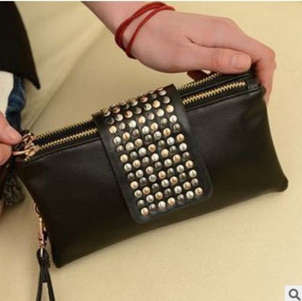 

dinner hand bag 2020 new ladies purse rivet bag personalized fashion women's