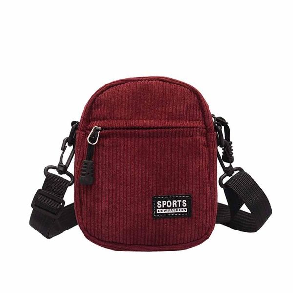

ladies corduroy small square bag coin purse solid color shoulder bags for women messenger bag crossbody handbag bolsa feminina