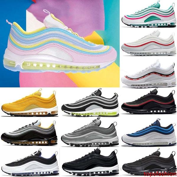 

2019 men rainbow 19 og running shoes white black classic designer shoes women metallic gold silver bullet mens trainers sneaker