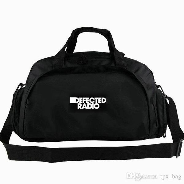 

defected duffel bag dj tote chillout music backpack trip luggage exercise shoulder duffle outdoor sling pack