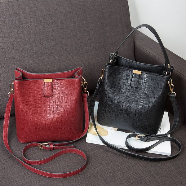 

2020 новый личи шаблон bucket bag европа и америка pu сумка crossbody сумки