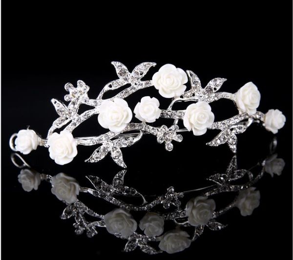 

bridal crown alloy diamond accessories europe and america crown wedding p p travel hair accessories, Silver