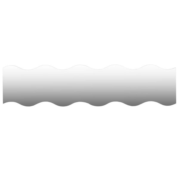 

wall mirrors 4 pcs 110x23 cm with glass wave wall stickers