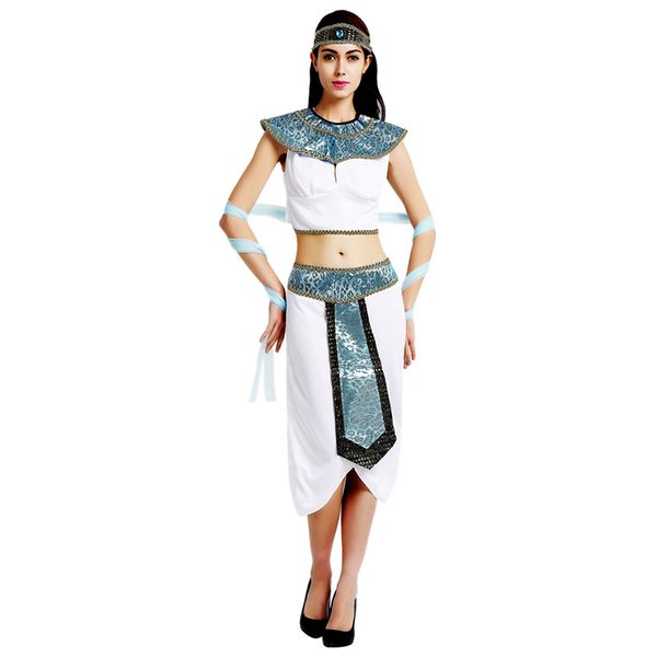 Women Ancient Egypt Egyptian Cleopatra Princess Costume 123 Female