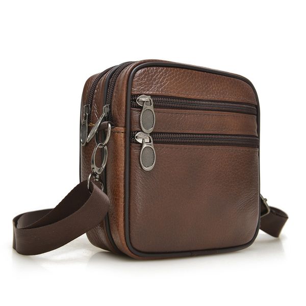 

кожана ђмка-меенджеѬ мђжин аѬинне коѬовей неболой crossbody ђмки повед, Brown;gray