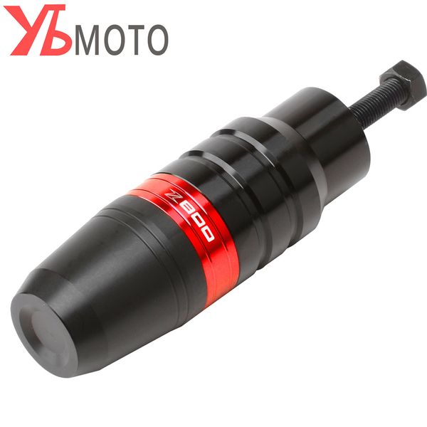 

motorcycle cnc black aluminum crash pads exhaust sliders crash protector for z800 2013 2014 2015 2016 high quality