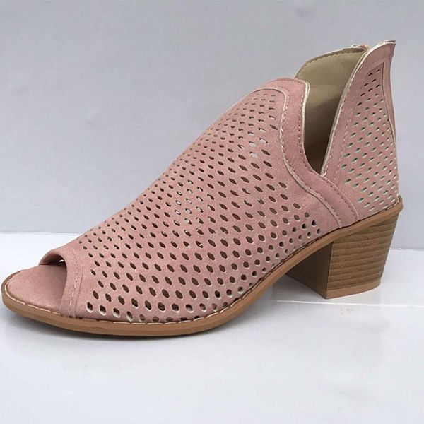 

2020 summer sandals women high heels hollow fish mouth wedge sandals casual shoes women plus size open toe ladies, Black