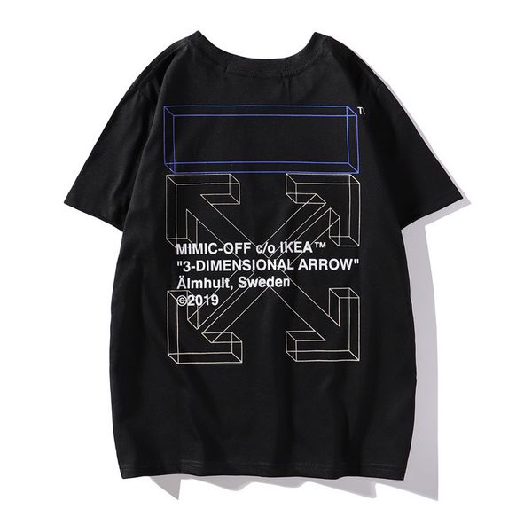 

2019 лето с коротким рукавом мужчины и женщины любители футболка 33101