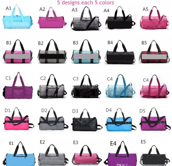

storage bag large women travel duffel bag luggage casual beach exercise fitness yoga bags little bags inside multicolors