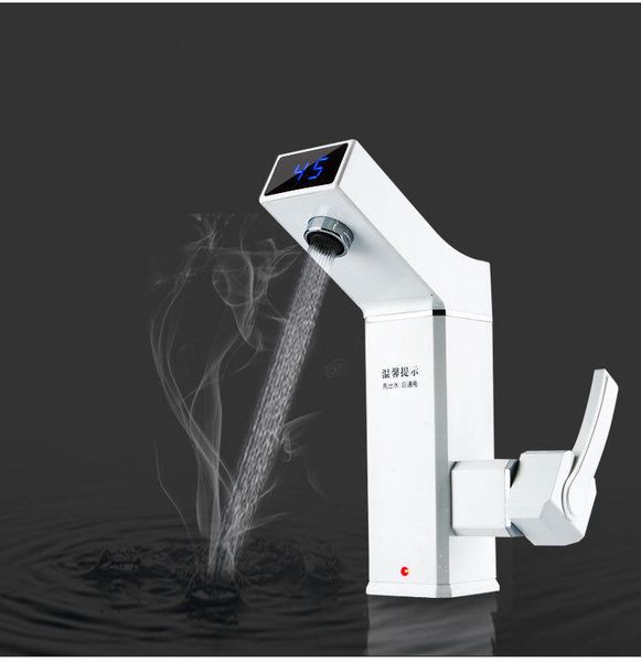 

2500w ванная кухня мгновенный светодиодный дисплей кран горячей воды электрический кран воды tankless электрический подогреватель воды