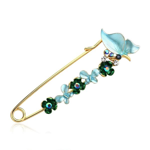 

fashion pin studded enamel flower brooch pin ladies corsage wholesale diy scarf buckle brooch for wedding cloth hat accessories, Gray