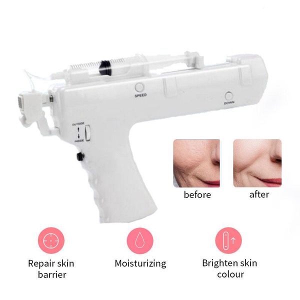 

mesotherapy gun 25d vanadium titanium microcrystal machine high pressure facial restoration meso moisturizing skin care tool, Black;white