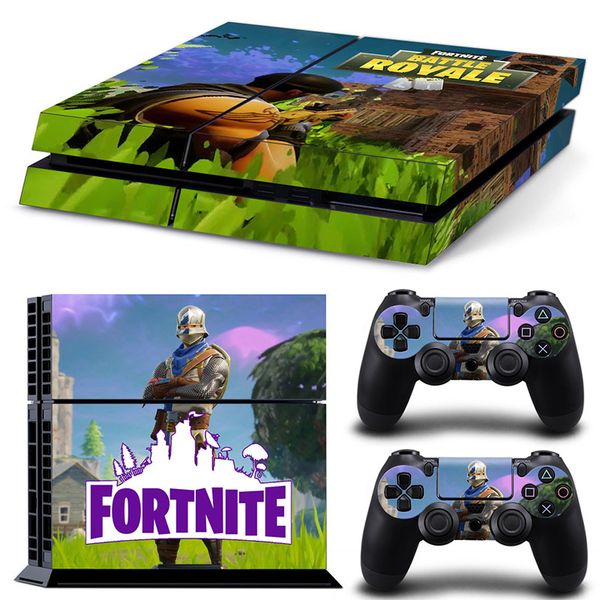 12 styles for ps4 fortnite battle royale protective decals console game skin sticker for sony playstation 4 console and 2 controllers skins - fortnite skin holding controller ps4