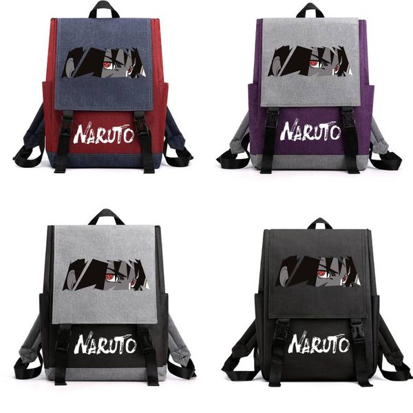 

anime naruto cosplay backpack cartoon student school shoulder bag laprop travel rucksack gift outdoor
