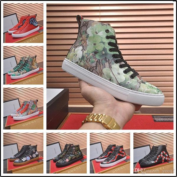 

20fw men shoes high 39-45 canvas shoe fashion sneakers spring autumn flats casual shoes classic style boys sport shoes yetc0 tc0, Black