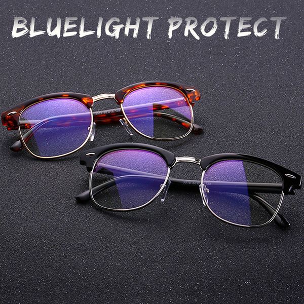 

blue rays radiation men women square eye pc glasses computer glasses frames screen game optical prescription eyewear, Silver