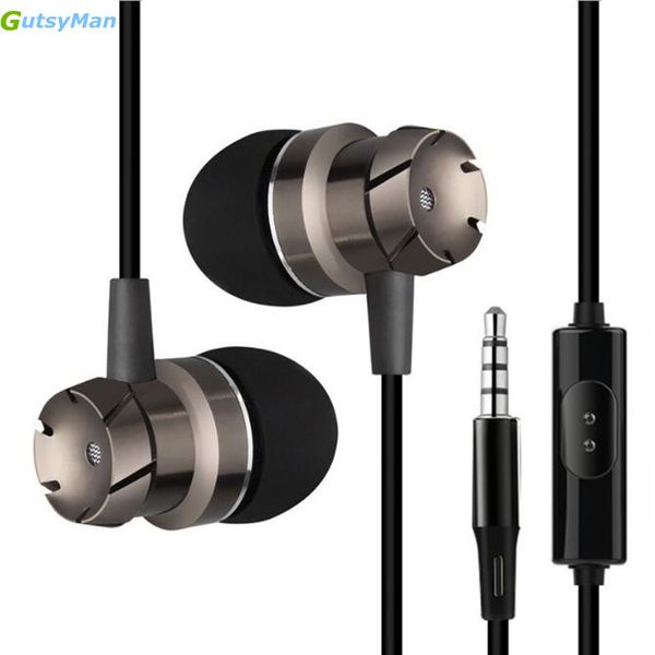 

gutsyman gm10 new stereo 3.5mm jack gear earphone headset for xiaomi m2 m5 samsung iphone 5 6 7 mp3 mp4 with remote and mic