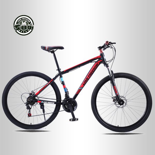 

love om 29 inch mountain bike 21/24 speed aluminum frame bicycle front and rear mechanical disc brake