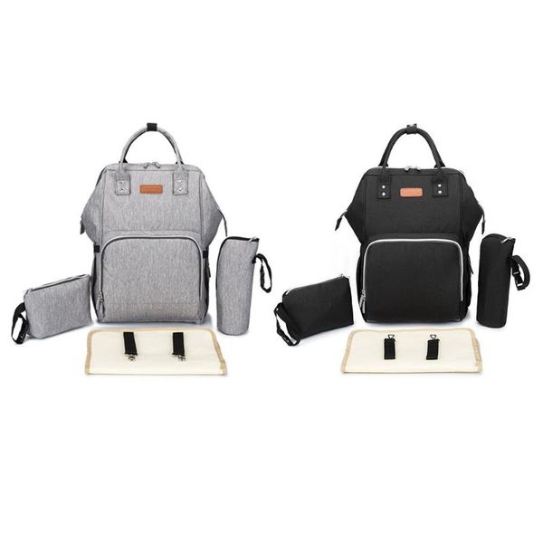 

lequeen usb solid color diaper bags baby care large capacity nursing outdoor backpacks large capacity handbag for baby stroller