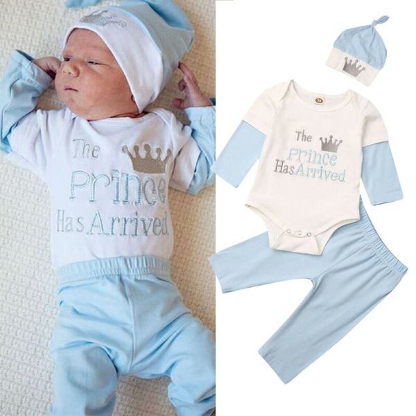 

uk newborn infant baby boy girl clothes romper pants trousers hat cotton outfit, White