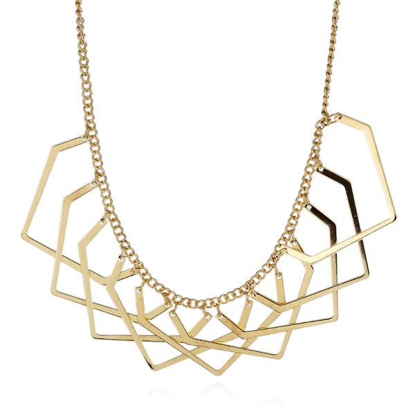 

lzhlq maxi necklace for women big necklace female large statement fashion jewelry bohemian cute collar choker colar, Silver