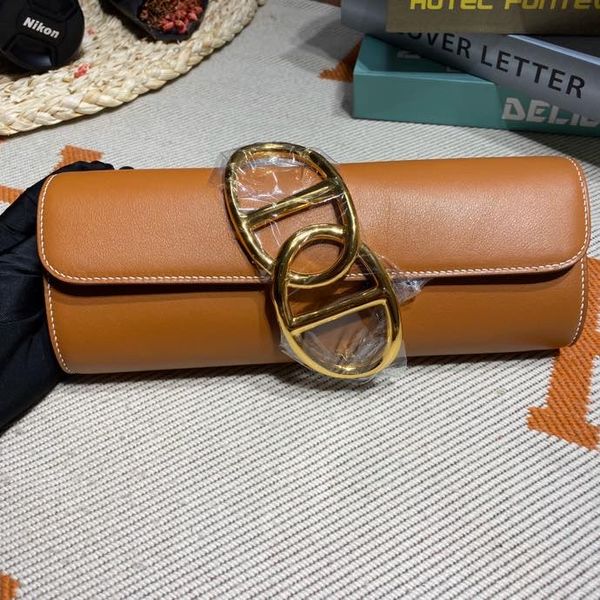 

as0031high-end leather imported wax line evening bags custom mini designer general purpose wallet for men and women evening bag handbag