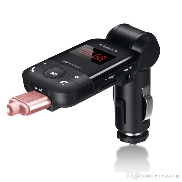 

bt26 car bluetooth handcar kit mp3 wireless fm transmitter cigarette lighter charger for iphone 7 samsung htc android mp3 audio player