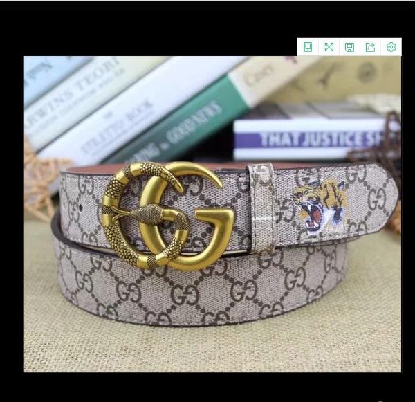 

fashion stripe pattern big buckle men designer belts european style g waistbands real leather women belt, Black;brown