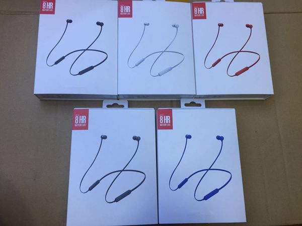 

a+++ dhl 2019 new earphone b-t x wireless bluetooth headset for samsung iphone sport earpieces in ear hook earbuds good quality