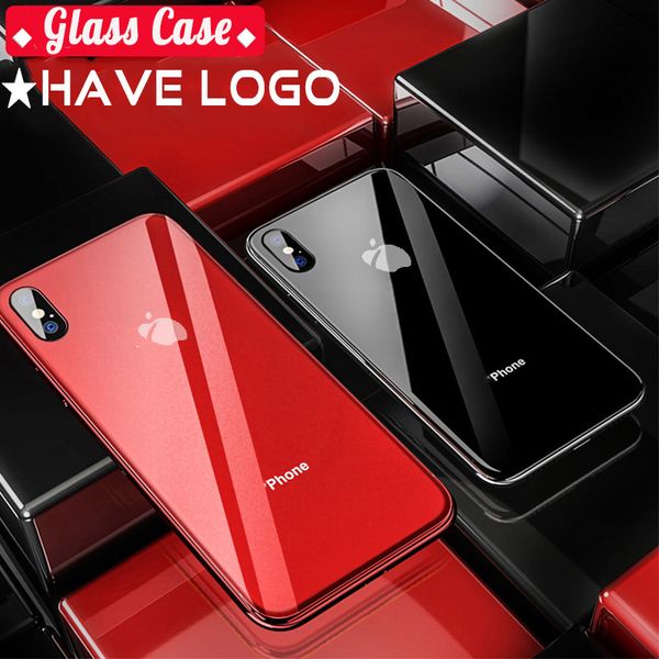 

Logo gla ca e for apple iphone 7 8 plu x x xr ca e tempered gla back cover tpu edge for iphone 6 6 x max ca e original iphone xr 6