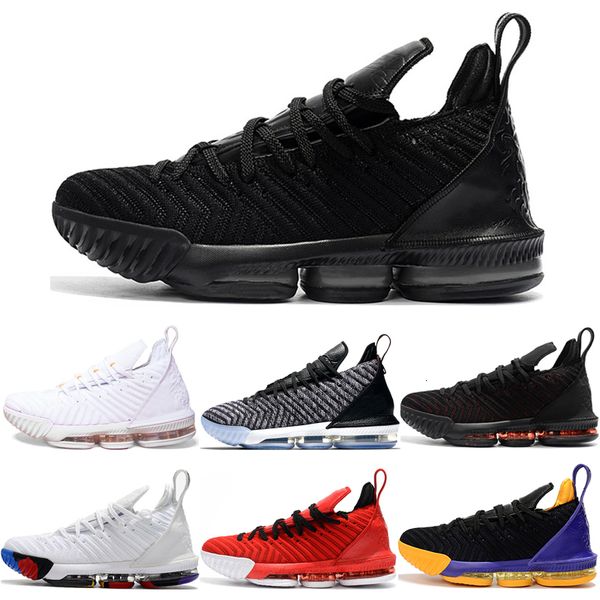 

fashion 16 16s mens basketball shoes classic men fresh triple black white bred oreo lakers red men trainer sports sneakers eu 40-46