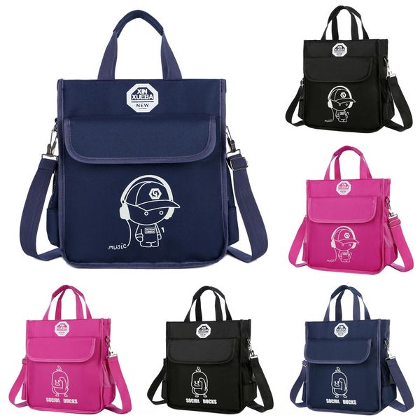 

mgf7i cute pupil shoulder backpack portable schoolbag british portable large capacity shoulder bag children's cram school multi-purpose