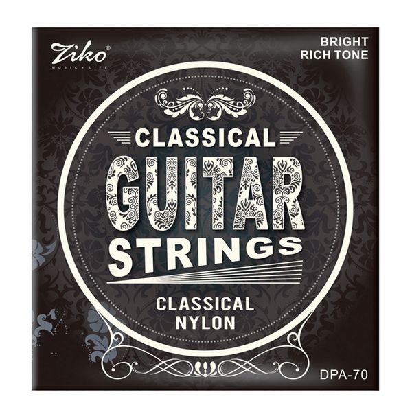 

ziko dpa-70 classical guitar strings nylon core silver plated high tension